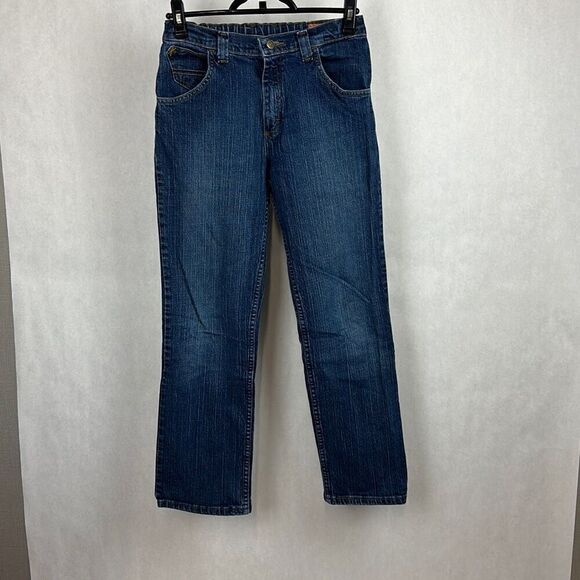 Wrangler Boys Jeans Size 16 Regular Adjustable Waist - Picture 1 of 7